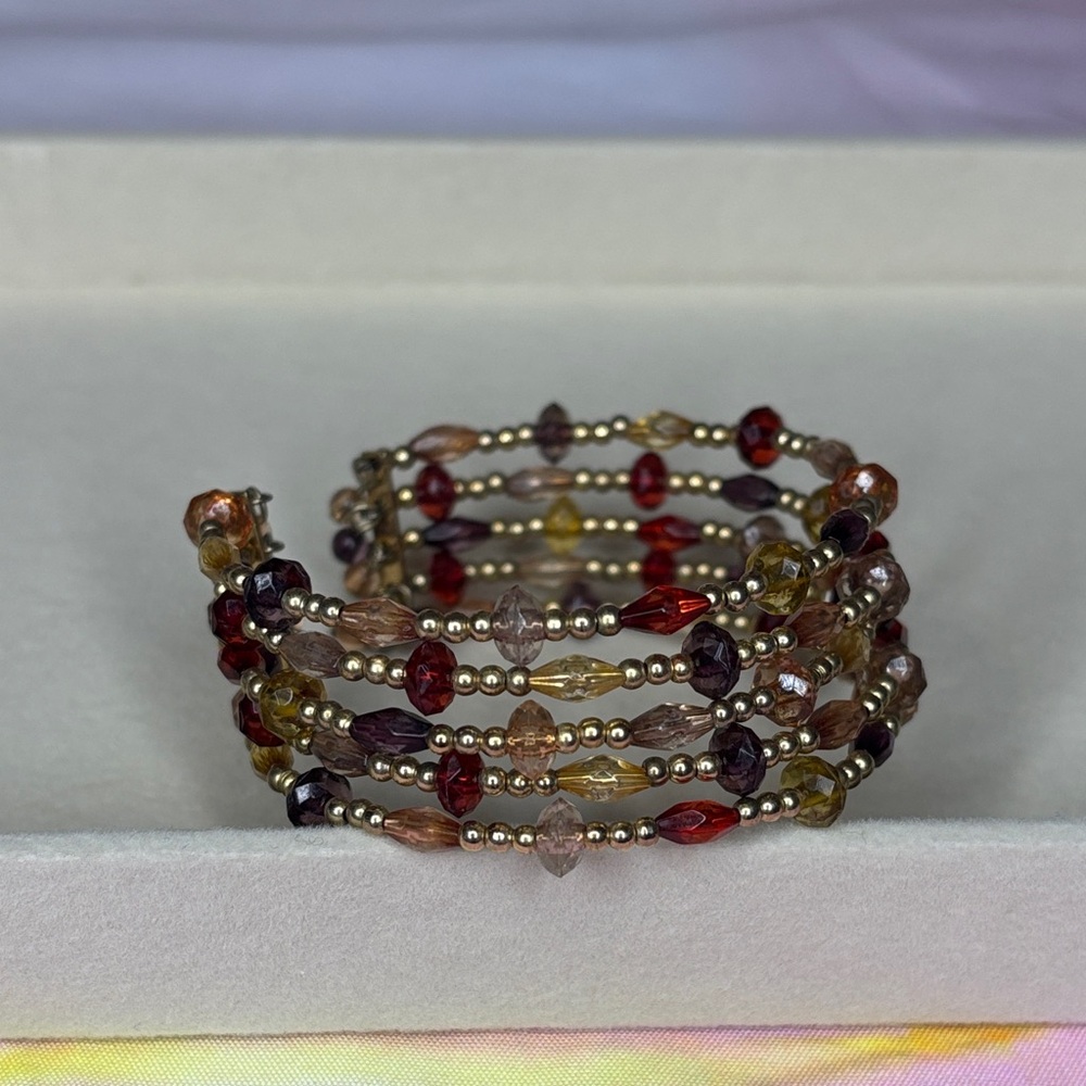 🛍️ 4/$20❗️ Fun Multi-Color Beaded Wrap Bracelet
